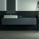 Ideal Standard Conca WT-Unterschrank 1985 mm, 2 Auszüge, Eiche geflammt, wandhängend