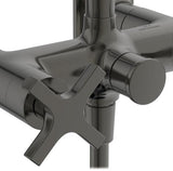 Ideal Standard Duschsystem Joy Neo mit Brausearmatur, Kreuzgriffen und Kopfbrause in Chrom