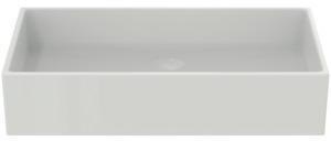 Ideal Standard Aufsatzwaschtisch Extra 600x400x125 mm Weiß mit IdealPlus, ohne Hahnloch