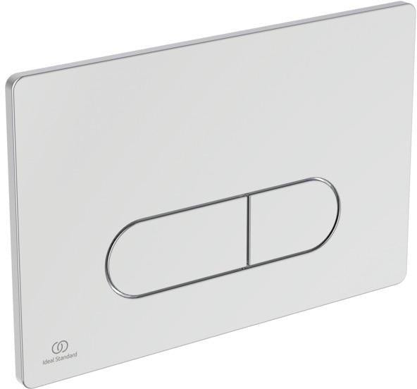 Ideal Standard Betätigungsplatte Oleas M1 SmartFlush Chrom – 2-Mengen-Technik, Front- und Top-Bedienung