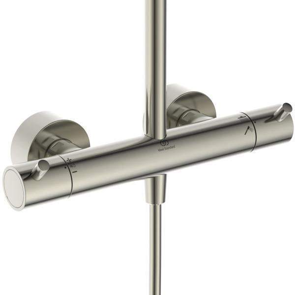 Ideal Standard Duschsystem Ceratherm T125+ mit Brausethermostat Brushed Gold