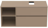 Ideal Standard Finesse Waschtischunterschrank 1202 mm, 2 Auszüge, Greige matt