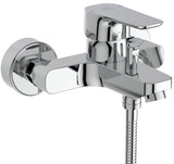 IDEAL STANDARD Ceraplan III Badearmatur mit Brause-Set, Ausladung 168 mm, Chrom