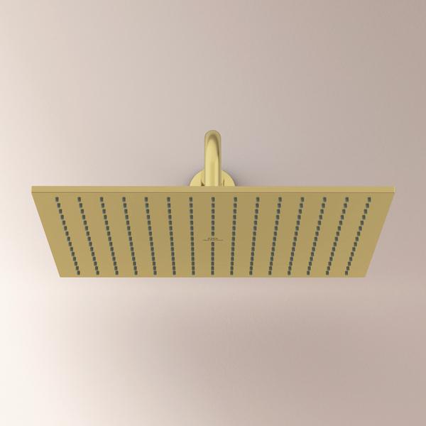 IDEAL STANDARD Idealrain Atelier Regenbrause 400x400 mm Brushed Gold mit EasyClean