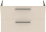 Ideal Standard i.life A Unterschrank 1000 mm Sandbeige matt – 2 Auszüge, Softclose, wandhängend