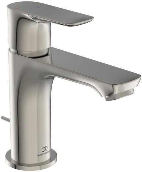 Ideal Standard Connect Air Waschtischarmatur Slim mit Ablaufgarnitur, 5 l/min, BlueStart, Chrom