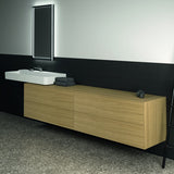 Ideal Standard Conca WT-Unterschrank 2387 mm, 4 Auszüge, Sunset Matt, wandhängend, Push-Open