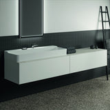 Ideal Standard Conca Waschtischunterschrank 2385 mm, 2 Auszüge, Sunset Matt, wandhängend