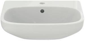 Ideal Standard i.life A Halbeinbauwaschtisch 500x440mm Weiß, 1 Hahnloch, mit Überlauf