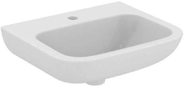 Ideal Standard Contour 21 Handwaschbecken 400 mm Weiß – 1 Hahnloch, ohne Überlauf