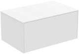 Ideal Standard Conca Waschtischunterschrank 802 mm, 1 Auszug, Push-Open & Softclose, Weiß Matt