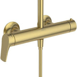 Ideal Standard La Dolce Vita Duschsystem mit Brausearmatur, Kopf- und Handbrause, Chrom