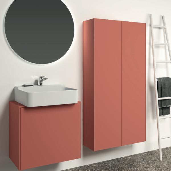 Ideal Standard Conca Waschtischunterschrank Eiche geflammt 602 mm mit Auszug und Push-Open