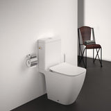 Ideal Standard Conca Cube Papierrollenhalter eckig Brushed Gold mit Klappe