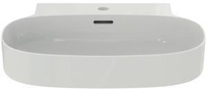 IDEAL STANDARD Aufsatzwaschtisch Linda-X 600x500mm, 1 Hahnloch, mit Überlauf, weiß