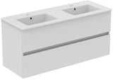 Ideal Standard Eurovit+ Möbelpaket mit Waschtisch 51 cm, Unterschrank 50 cm und 2 Auszügen in Grau