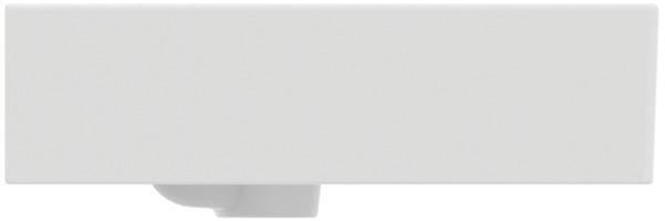 Ideal Standard Extra Aufsatzwaschtisch 815 mm, 1 Hahnloch, mit Überlauf, geschliffen Weiß