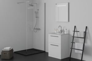 Ideal Standard Ultra Flat S i.life Brausewanne 1000x800x30mm Carraraweiß – Mineralguss mit Anti-Rutsch