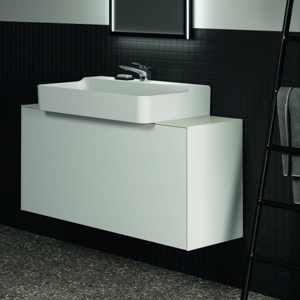 Ideal Standard Conca WT-Unterschrank 1200 mm, 1 Auszug, Eiche geflammt, Push-Open, wandhängend