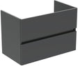 IDEAL STANDARD MWT-Unterschrank Eurovit+ 800 mm mit 2 Auszügen in grau