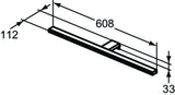 IDEAL STANDARD LED-Leuchte Mirror&Light 8W 308x112x33mm IP44 Spiegelleuchte