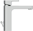 Ideal Standard Edge Waschtischarmatur mit Ablaufgarnitur, 5 l/min, Chrom