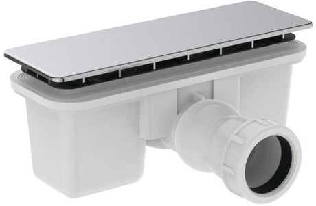 Ideal Standard Ultra Flat New Ablaufgarnitur – Flach, Chrom, ABS-Siphon, 65 mm Breite