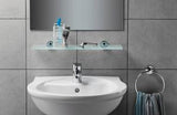 Ideal Standard IOM Glasablage 520 mm satiniertes Glas mit verchromtem Messingrahmen