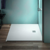 Ideal Standard Ultra Flat S+ Quadrat-Brausewanne 1200x1200mm Mineralguss Weiß Matt