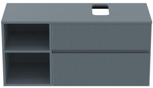 Ideal Standard Finesse Waschtischunterschrank 1202 mm, 2 Auszüge, Greige matt