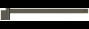 Ideal Standard Handtuchstange Conca Cube 447 mm Silver Storm – Schwenkbar, Messing, verdeckte Befestigung