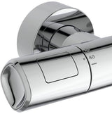 IDEAL STANDARD Ceratherm T100 Duschsystem mit Thermostat, Chrom, 1750 mm Brauseschlauch