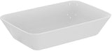 IDEAL STANDARD Connect Air Aufsatzwaschtisch 600x400x135mm Weiß, ohne Hahnloch, ohne Überlauf