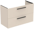 Ideal Standard i.life A Unterschrank 1000 mm Sandbeige matt – 2 Auszüge, Softclose, wandhängend