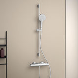 IDEAL STANDARD Idealrain Evo Jet Brausekombination 600 mm mit 3-Funktionshandbrause, Chrom