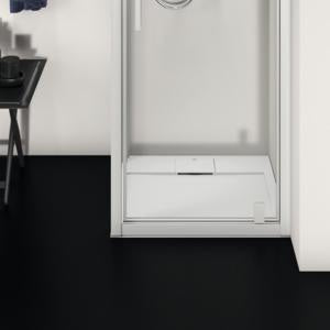 Ideal Standard Ultra Flat S i.life Quadrat-Brausewanne 700x700x30 mm Carraraweiß – Mineralguss mit Rutschhemmung