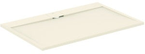 Ideal Standard Ultra Flat S i.life Rechteck-Brausewanne 1400x900x30 mm Carraraweiß, Mineralguss mit Rutschhemmung
