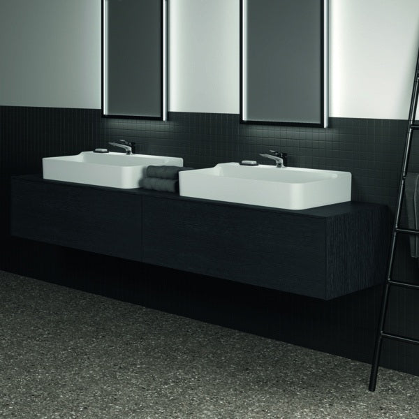 IDEAL STANDARD Conca WT-Unterschrank 2387x505x370 mm, 2 Auszüge, mit Ausschnitt, Weiß