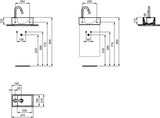 Ideal Standard i.life S Handwaschbecken-Paket mit Standventil, weiß/chrom, Ablauf links