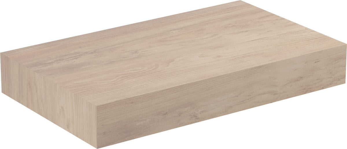 Ideal Standard Adapto Konsole 850 mm Pinie hell – Geschlossene Waschtischplatte ohne Ausschnitt