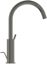 IDEAL STANDARD Joy Waschtischarmatur – Einhandhebelmischer mit Ablaufgarnitur, Brushed Gold, 169 mm Ausladung