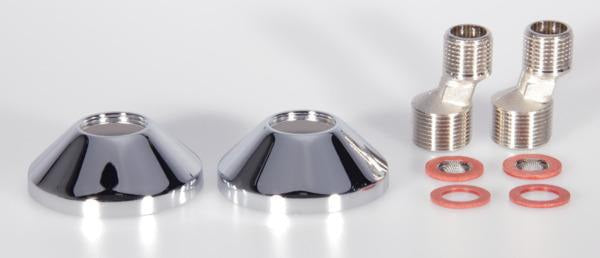 Ideal Standard S-Anschluss G1/2 x G3/4 Chrom – Messing verchromt für Sanitär-Installationen