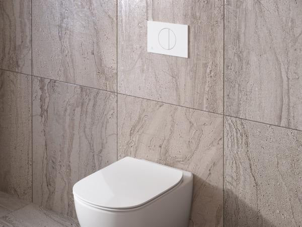 IDEAL STANDARD Oleas M5 Betätigungsplatte Schwarz – Mechanische 2-Mengen-Spültechnik