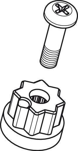 IDEAL STANDARD IS Adapter für Griff – Sanitär-Ersatzteil für serienübergreifende Armaturen