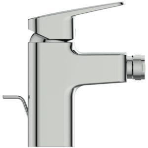 Ideal Standard Ceraplan Bidetarmatur mit Ablaufgarnitur, 94 mm Ausladung, Chrom