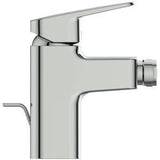 Ideal Standard Ceraplan Bidetarmatur mit Ablaufgarnitur, 94 mm Ausladung, Chrom