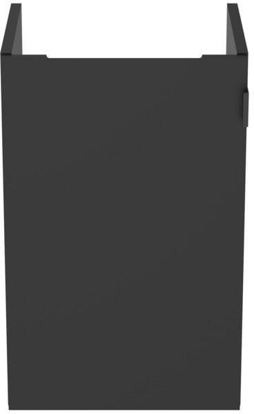 Ideal Standard i.life Silk S Handwaschbeckenunterschrank 40 cm, 1 Tür Anschlag links, Schwarz Matt