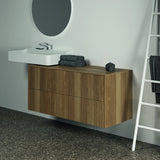 Ideal Standard WT-Unterschrank Conca 1202 mm, 2 Auszüge, Push-Open, Softclose, Weiß Matt