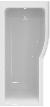 Ideal Standard Raumspar-Badewanne Connect Air, links, 1695x795x390 mm, Weiß – Kombi-Badewanne mit Fußablauf