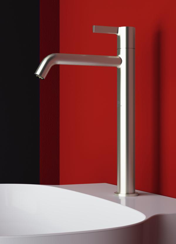 Ideal Standard Standventil Joy 170 mm Ausladung in Magnetic Grey – verlängerter Sockel, keramische Dichtscheiben
